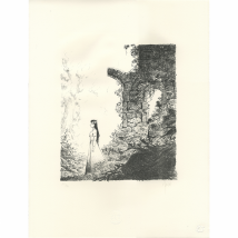 Lithographie Ténébreuse - Vincent Mallié - Editions Anthèse - 9ème Store