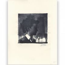 Lithographie Portrait, Madeleine résistante - Bertail - Editions Anthèse - 9ème Store