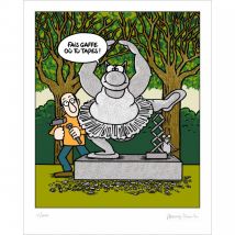Sérigraphie Le Chat de Geluck le Chat déambule - Le Chat de Geluck - 9ème Store