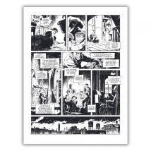 Planche N&B, N°13 - Giant, tome 1 - Impression unique sur Dibond - Collector BD - 9ème Store