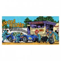 Michel Vaillant Art Strip, Carrera mexicana (Plexiglas, 150x75 cm) - Michel Vaillant Art Strips - 9ème Store