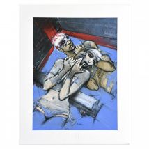 Estampe pigmentaire Les Clandestins par Bilal - Christian Collin Editions - 9ème Store
