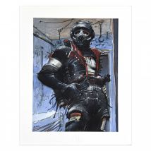 Estampe pigmentaire La Guerrière par Bilal - Christian Collin Editions - 9ème Store