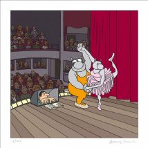 Estampe pigmentaire Le Chat de Geluck, Ballet - Le Chat de Geluck - 9ème Store