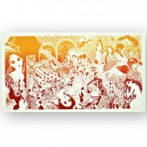 Sérigraphie Beauté par Kerascoët, Beauté dégradée, rouge & jaune - Expérience Sérigraphie - 9ème Store