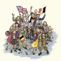 Digigraphie Emile Bravo, Spirou et Fantasio, Liesse à Bruxelles - Les Courts Tirages - 9ème Store