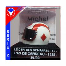 Mini casque Michel Vaillant - Solo - L'As de Carreau - Le défi des Remparts - 1988 - JF Créations - 9ème Store