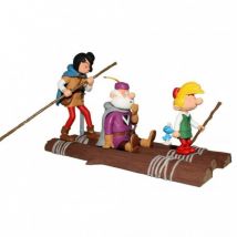 Figurine exclusive Johan & Pirlouit, Le pays maudit, le radeau - Zédibulle - 9ème Store