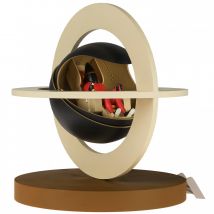 Figurine exclusive Blake & Mortimer, Le Chronoscaphe, Mortimer en combinaison rouge dans le cockpit - LMZ Collectibles - 9ème Store