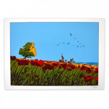 Sérigraphie Coquelicots - La Ride - Expérience Sérigraphie - 9ème Store