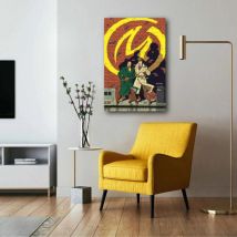 Tableau Blake et Mortimer - La marque jaune - 50 x 70 cm - L'Art de la BD - 9ème Store