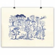 Lithographie Alexandre Clérisse, Feuilles volantes - Editions Anthèse - 9ème Store