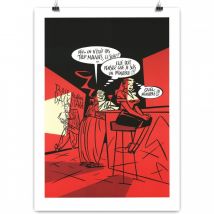 Lithographie Serge Clerc, Backstage - Editions Anthèse - 9ème Store