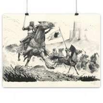 Lithographie Ronan Toulhoat,Tête de chien, grand format - Editions Anthèse - 9ème Store