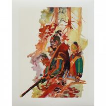Estampe Pigmentaire Hugo Pratt, Indien, Fort Wheeling - Christian Collin Editions - 9ème Store