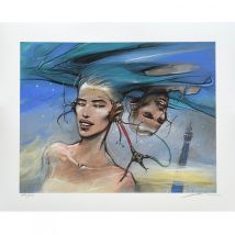 Estampe Pigmentaire Enki Bilal signée, Compiègne - Christian Collin Editions - 9ème Store