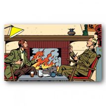 Tableau Blake et Mortimer 6 - Cheminée 70x40 cm - L'Art de la BD - 9ème Store
