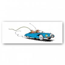 Tableau Spirou 3 - Spirou et la turbotraction - L'Art de la BD - 9ème Store