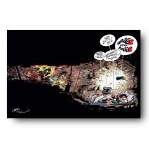 Tableau Gaston Lagaffe 9 - La sieste - L'Art de la BD - 9ème Store