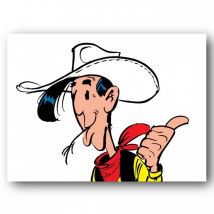 Tableau Lucky Luke 10 - Lucky Luke 70x55 cm - L'Art de la BD - 9ème Store