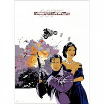 Sérigraphie Largo Winch - Hommage James Bond - Tomorrow never dies - Paradiffusion - 9ème Store