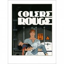 Sérigraphie Largo Winch - Colère Rouge - Paradiffusion - 9ème Store