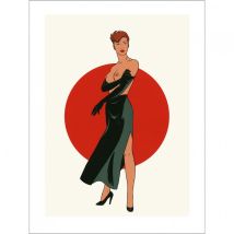 Sérigraphie Pin-up - Bords blancs - Paradiffusion - 9ème Store