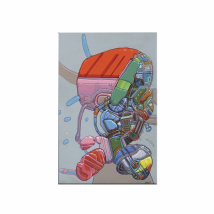 Bois laminé Moebius Abstrait, Lapin mécanique - Lazlo Parker - Moebius Production - 9ème Store