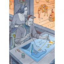 Affiche Moebius - La dernière touche - Moebius Production - 9ème Store