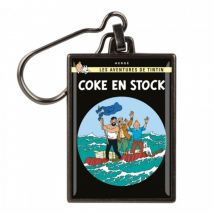 Porte-clés métal - Album Coke en stock - Tintinimaginatio - 9ème Store