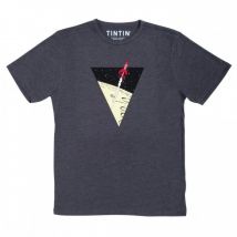 T-Shirt Tintin - Triangle Fusée - Gris foncé - M - Tintinimaginatio - 9ème Store