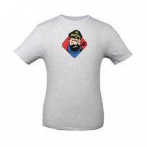 T-shirt Tintin - Haddock Jurons - Gris - 8 ans - Tintinimaginatio - 9ème Store