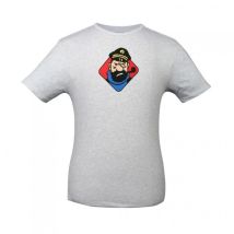 T-shirt Tintin - Haddock Jurons - Gris - M - Tintinimaginatio - 9ème Store