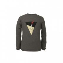 Sweat-Shirt Tintin Triangle Fusée - Gris Foncé - S - Tintinimaginatio - 9ème Store