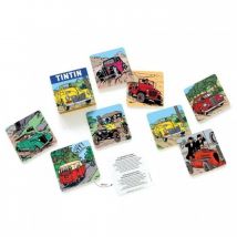 Set de 8 sous-verres Tintin - Les Voitures - Tintinimaginatio - 9ème Store
