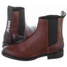 Sztyblety Pin Logo Chelsea Boot EN0EN00606 GVI Winter Cognac (TH75-a) Tommy Hilfiger