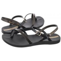 Sandały Fashion Sand VII Fem 82842/21112 Black/Gold Black (IP41-c) Ipanema