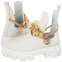 Botki Białe B7257-I81-000-000-E33 (CI637-a) Carinii