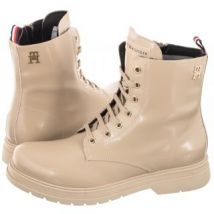 Glany Lace-Up Bootie Beige T4A5-32411-1453 500 (TH512-b) Tommy Hilfiger