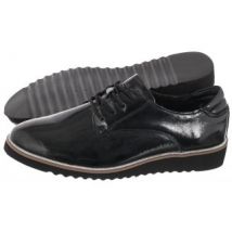Półbuty Czarne DP1514/24 BK (FO10-a) Filippo