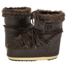 Śniegowce Icon Low Faux Fur Brown 14093900003 (MB57-b) Moon Boot