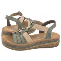 Sandały Zielone V0920-52 Green (RI163-a) Rieker