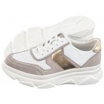 Sneakersy Białe/Szare DP4579/24 WH GR (FO101-a) Filippo