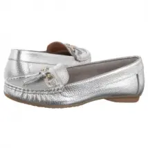 Mokasyny Srebrne 12788 AN 8274 Prata (FP59-b) Filipe