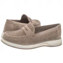 Mokasyny Szare MK 098H (SL596-a) Sergio Leone