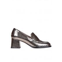 Heeled mocassins