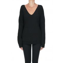 Ribbed knit pullover