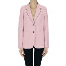 Blazer in cotone e lino