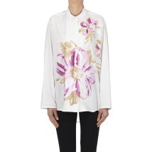 Camicia oversize con stampa floreale