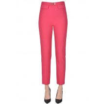 Crepè slim trousers